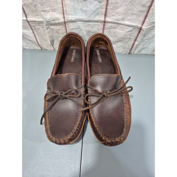 Minnetonka Other - Minnetonka Moccasins Women's Size 16 Style 948X Brown Leather 27034-004 Comfy